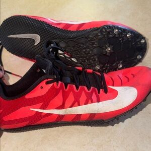 Nike Red and Black Athletic Shoes